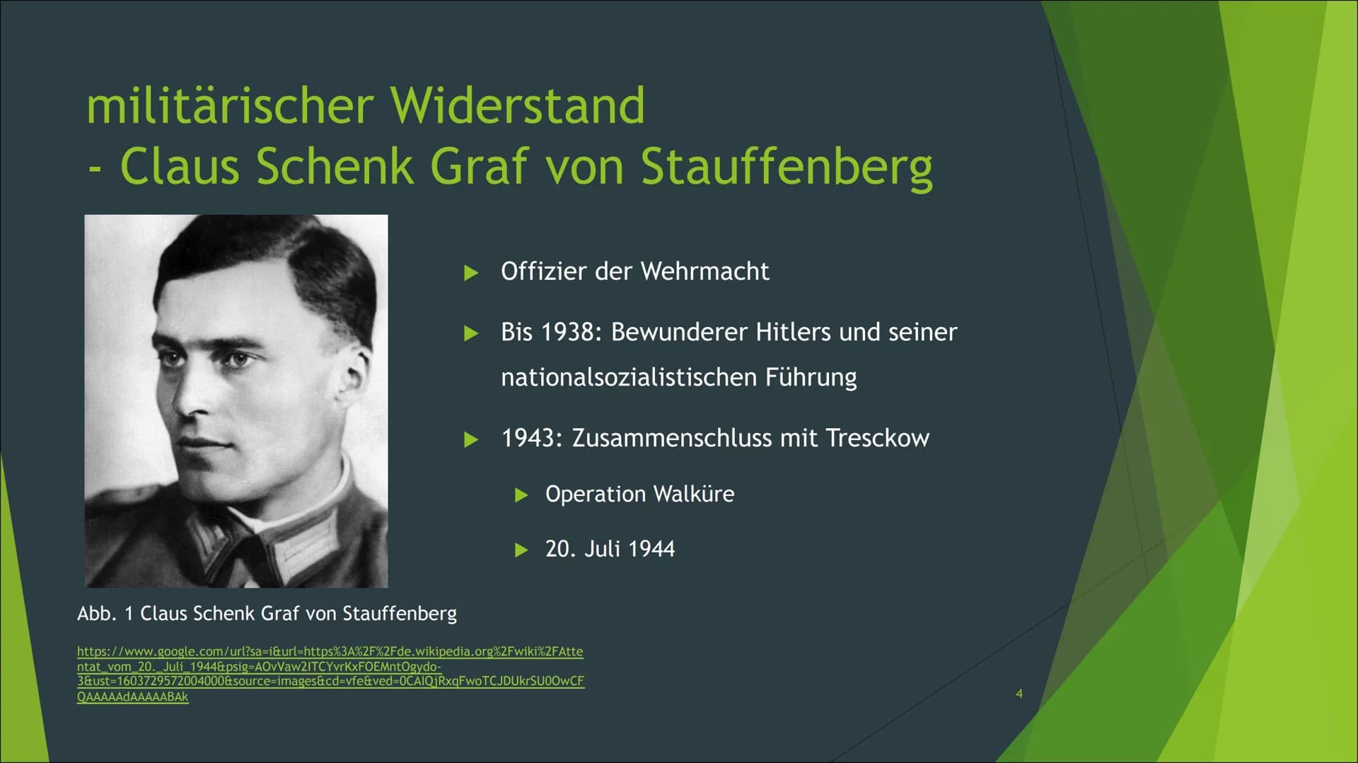 Widerstand im
Nationalsozialismus
Ehrlich, Amelie, 30. Oktober 2020, 10/1
F Gliederung
Arten des Widerstandes im Nationalsozialismus
militär