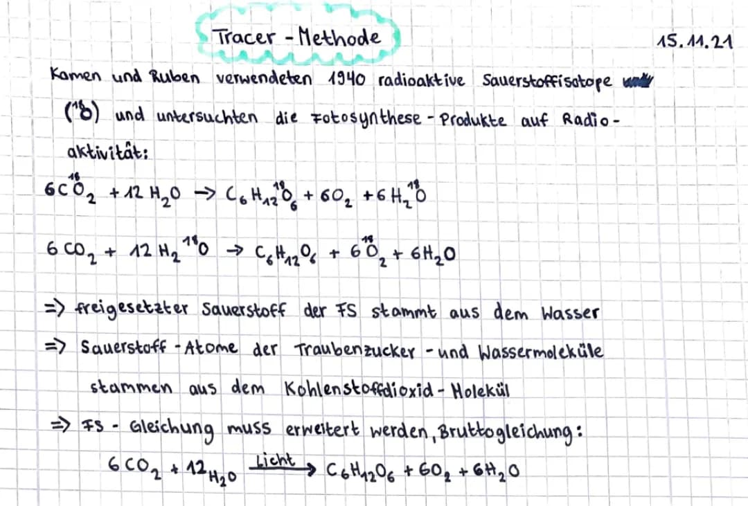 Tracer Methode