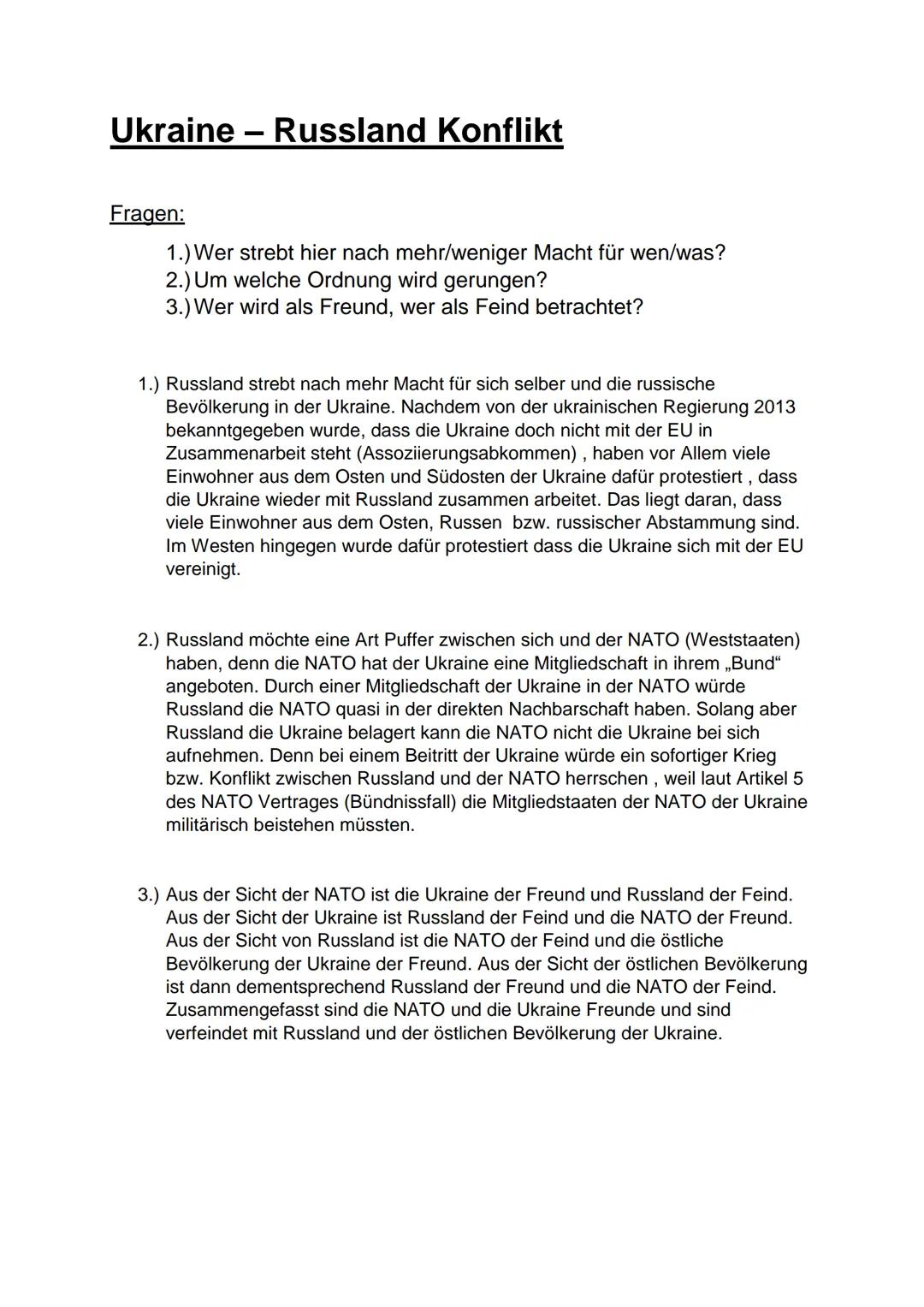 Ukraine
—
Russland Konflikt
Fragen:
1.) Wer strebt hier nach mehr/weniger Macht für wen/was?
2.) Um welche Ordnung wird gerungen?
3.) Wer wi