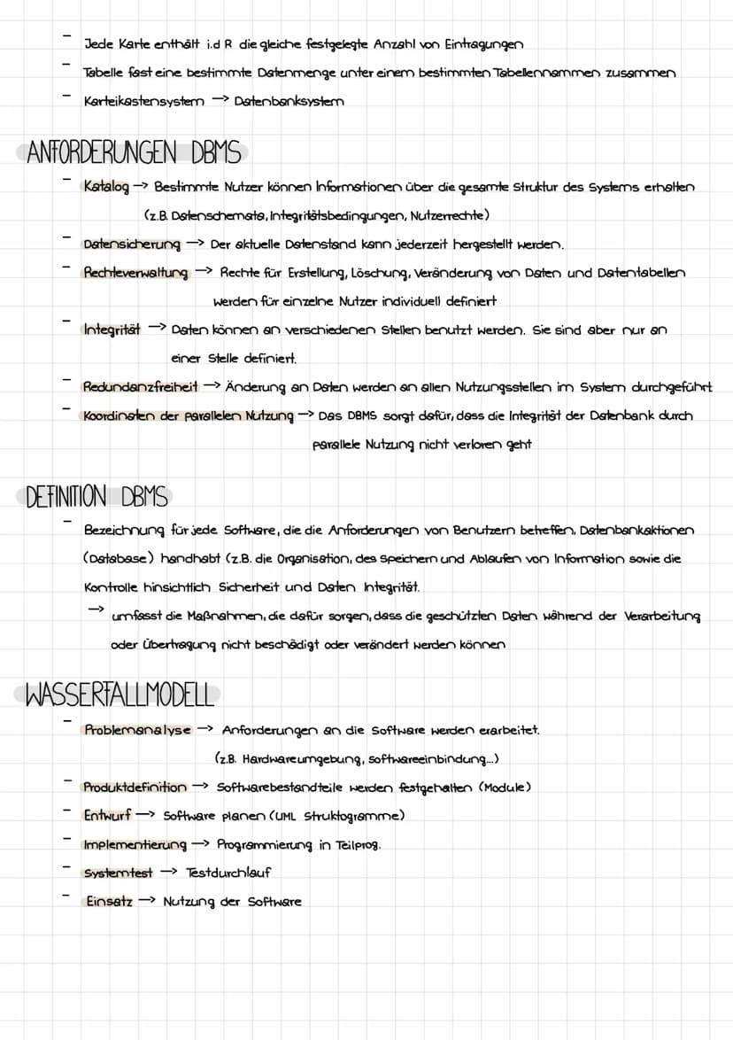 DATE
N
VERA R BEITUNG
DEFINITION
Eine Datenbank bezeichnet einen Ort an dem bestimmte Daten und Fakten gespeichert werden
und bei Anfragen n
