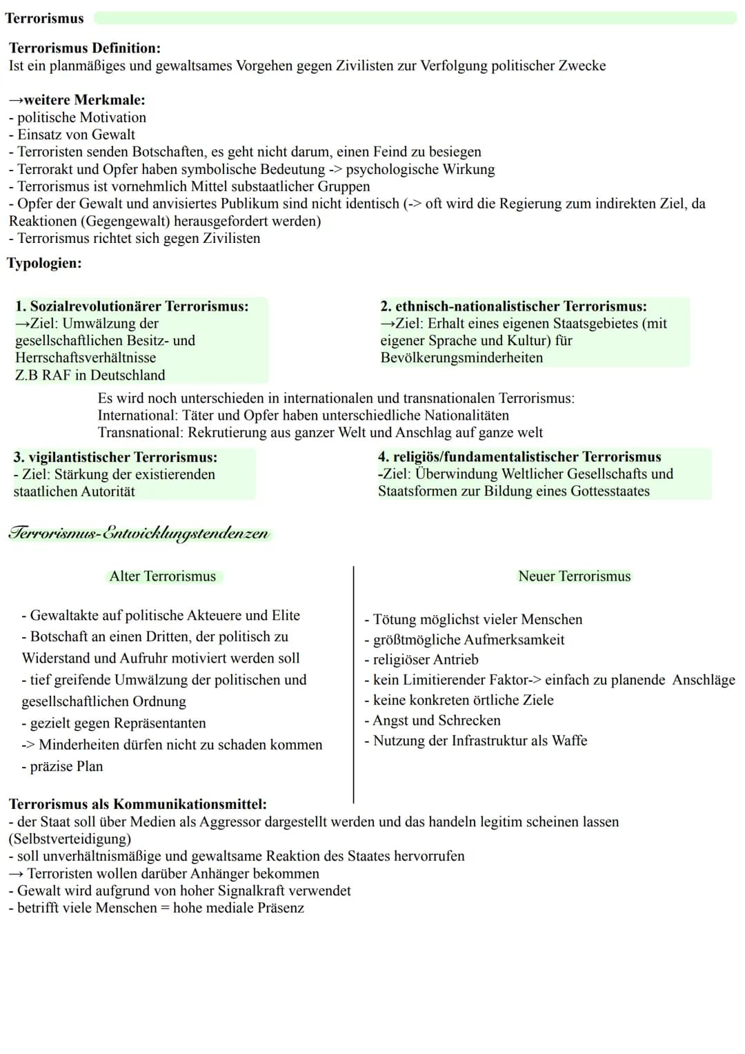 Definition Krieg:
- zwei oder mehr bewaffnete Streitkräfte
(mindestens auf einer Seite reguläre Streitkräfte der
Regierung)
- Mindestmaß an 