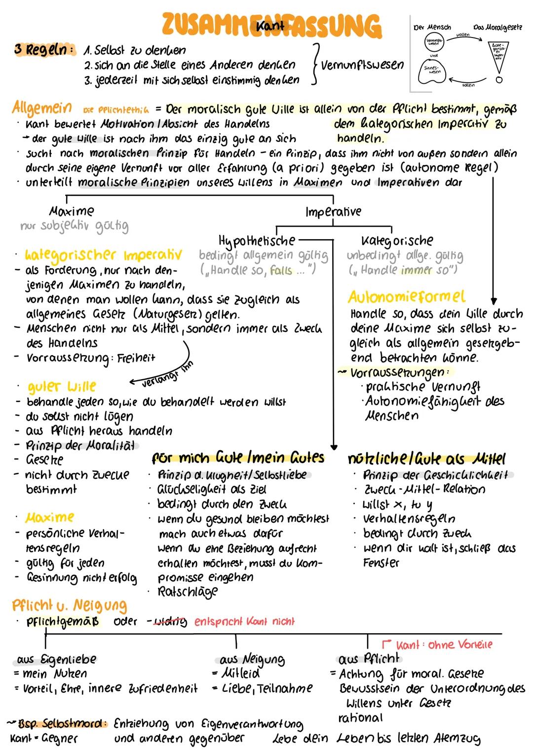 Kant Pflichtethik