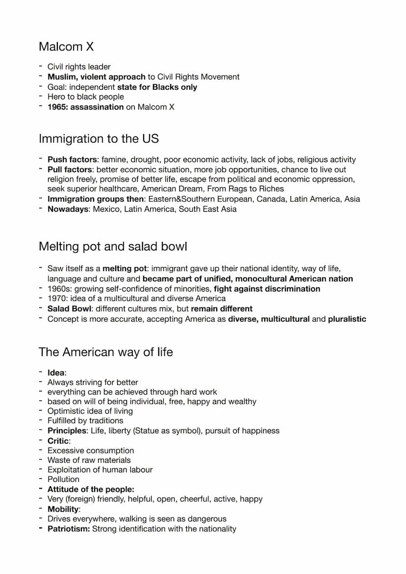 American Dream
Slavery in the US 1619-1865
Columbus 1492
Promised Land 16th/17th century
Boston Tea Party 1773
Declaration of Independence 1
