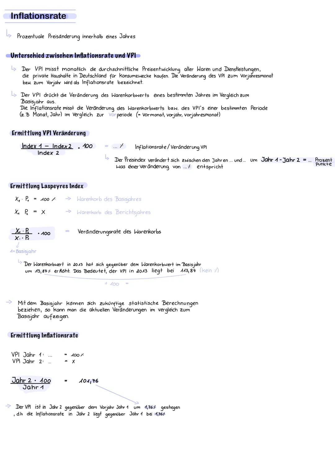 PREISNIVEAUSTABILITÄT
Gesetz zur Förderung der Stabilität und des Wachstum der Wirtschaft
L> Ziel
Die Preise sollen über einen möglichst lan