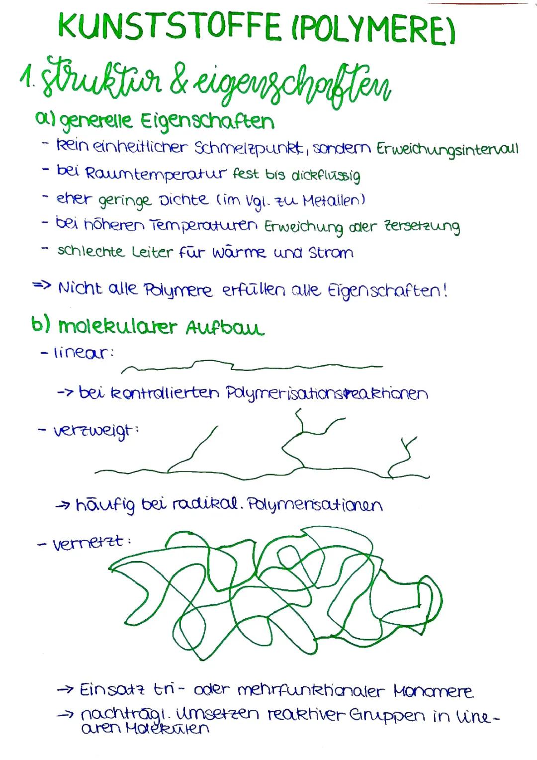 Kunststoffe: Eigenschaften Tabelle und Arten einfach erklärt