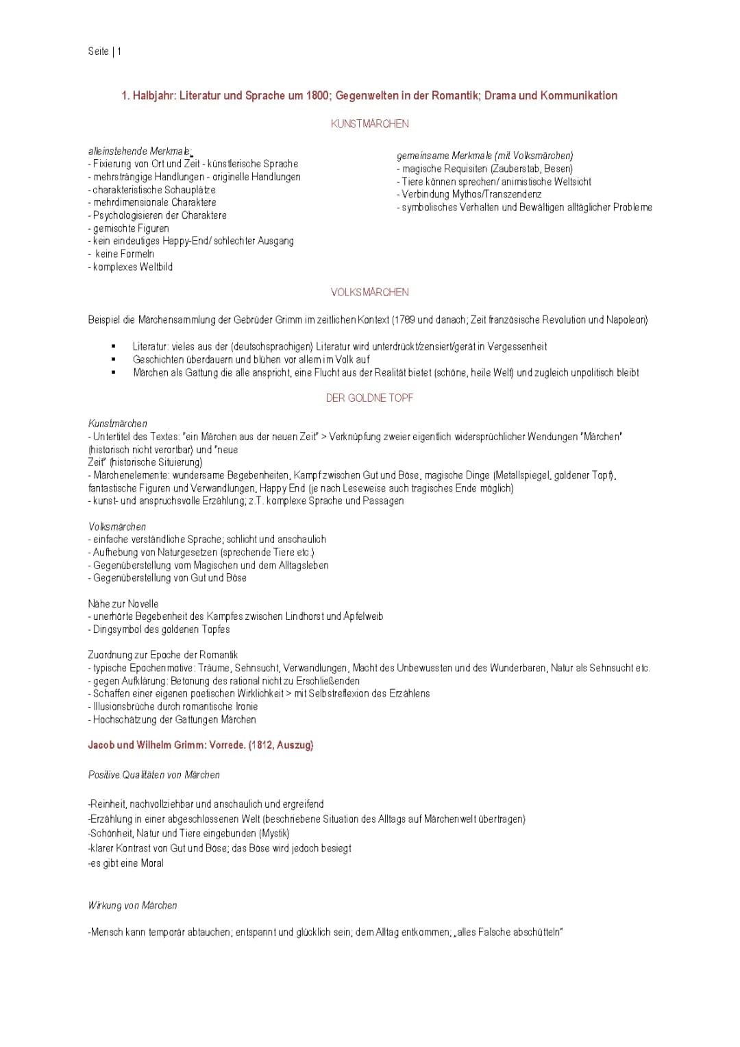 Kunstmärchen und Volksmärchen: Beispiele, Merkmale und mehr!