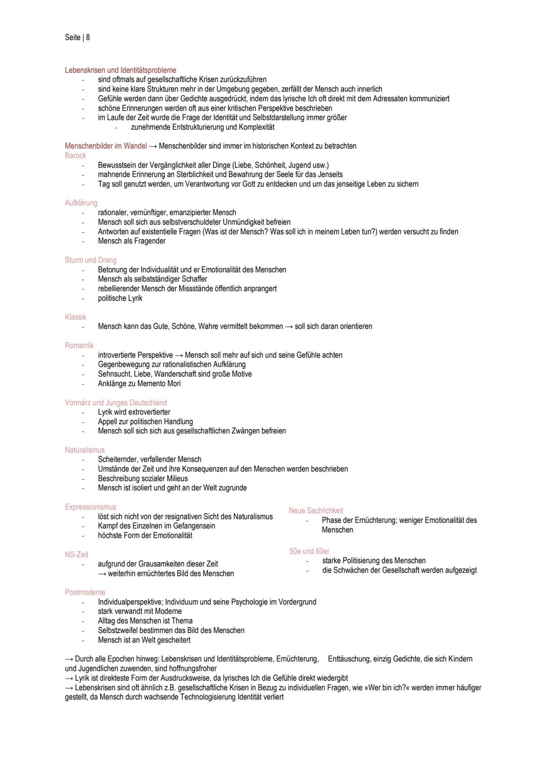 Seite | 1
1. Halbjahr: Literatur und Sprache um 1800; Gegenwelten in der Romantik; Drama und Kommunikation
KUNSTMÄRCHEN
alleinstehende Merkm