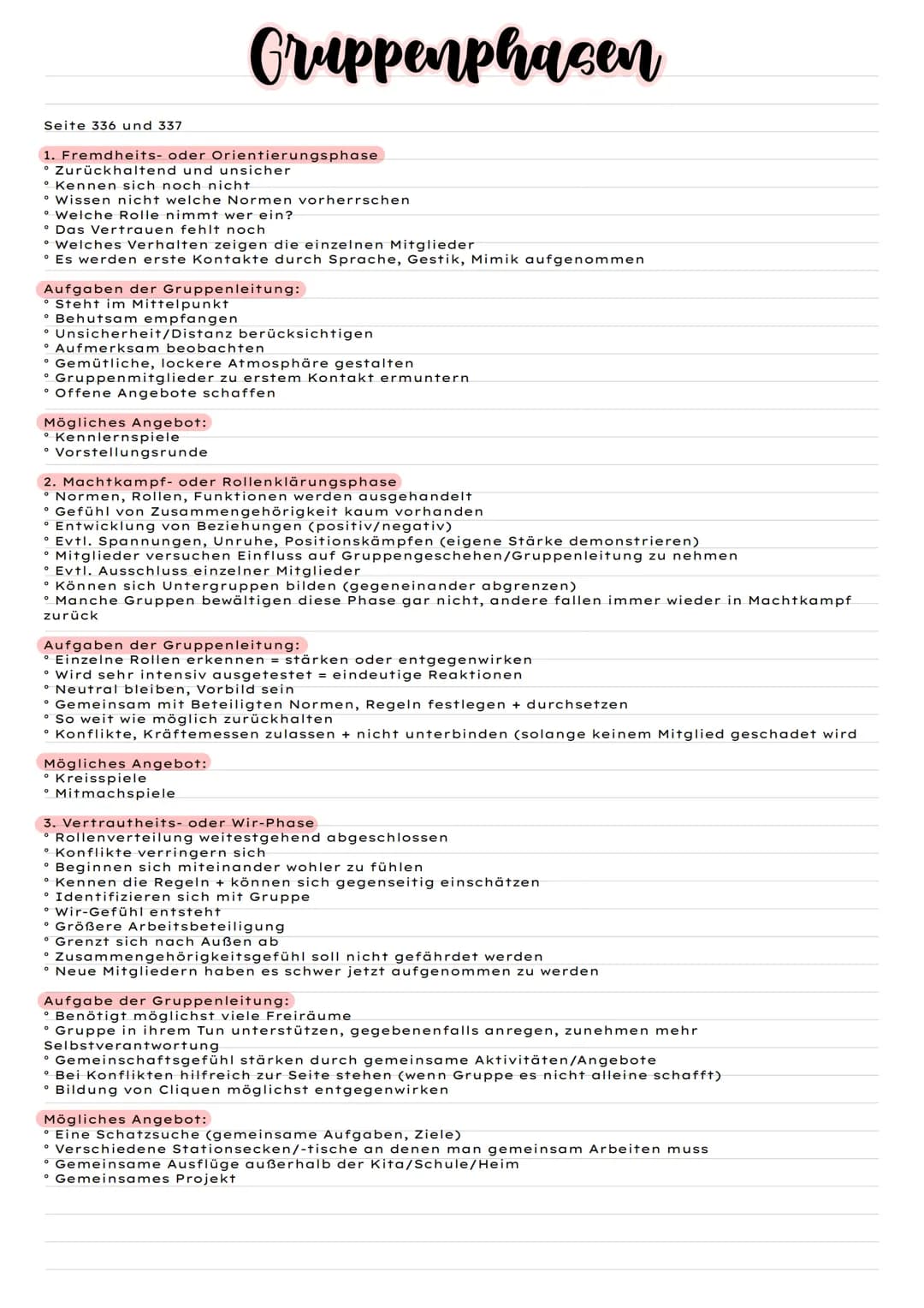 Was ist eine Gruppe
Zwischen mehreren Personen findet eine Interaktion statt, bei der jeder die anderen beeinflusst und von den anderen
beei