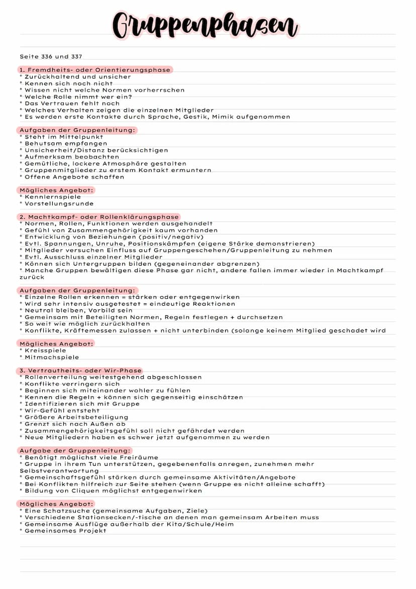Was ist eine Gruppe
Zwischen mehreren Personen findet eine Interaktion statt, bei der jeder die anderen beeinflusst und von den anderen
beei