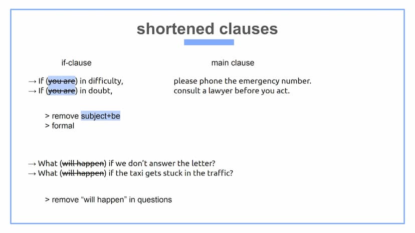 MARLEN
conditionals in the English language
EN11/1
15TH NOVEMBER 2021 1
2
3
4
contents
conditional I
conditional I
conditional II
shortened 