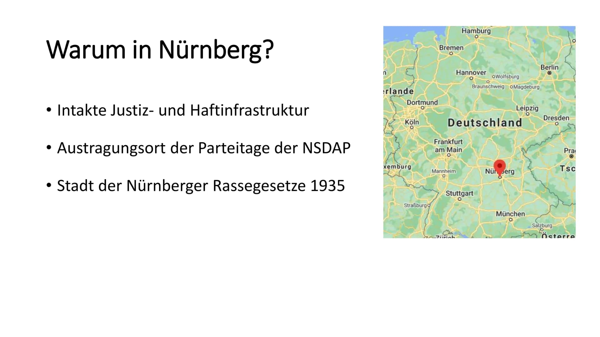 Nürnberger Prozesse - Warum waren diese so bedeutend?
Allgemein
- Beginn der Nürnberger Prozesse: 20. November 1945
- Die 3 größten Verbrech