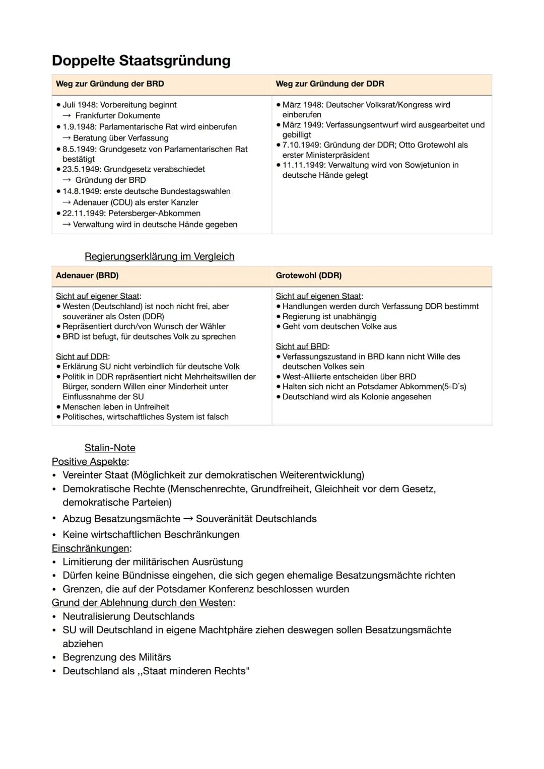 Die Potsdamer Konferenz
Treffen der Siegermächte des Zweiten Weltkrieges: USA, GB & UdSSR
-Zentrale Themen: Zukunft DE, europäische Nachkrie