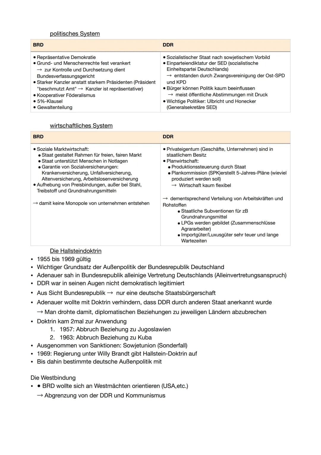 Die Potsdamer Konferenz
Treffen der Siegermächte des Zweiten Weltkrieges: USA, GB & UdSSR
-Zentrale Themen: Zukunft DE, europäische Nachkrie