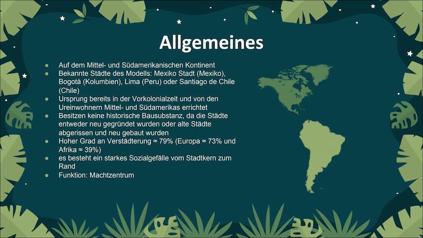 
<h2 id="allgemeines">Allgemeines</h2>
<p>Die lateinamerikanischen Städte wie Mexiko Stadt, Bogotà, Lima oder Santiago de Chile befinden sic