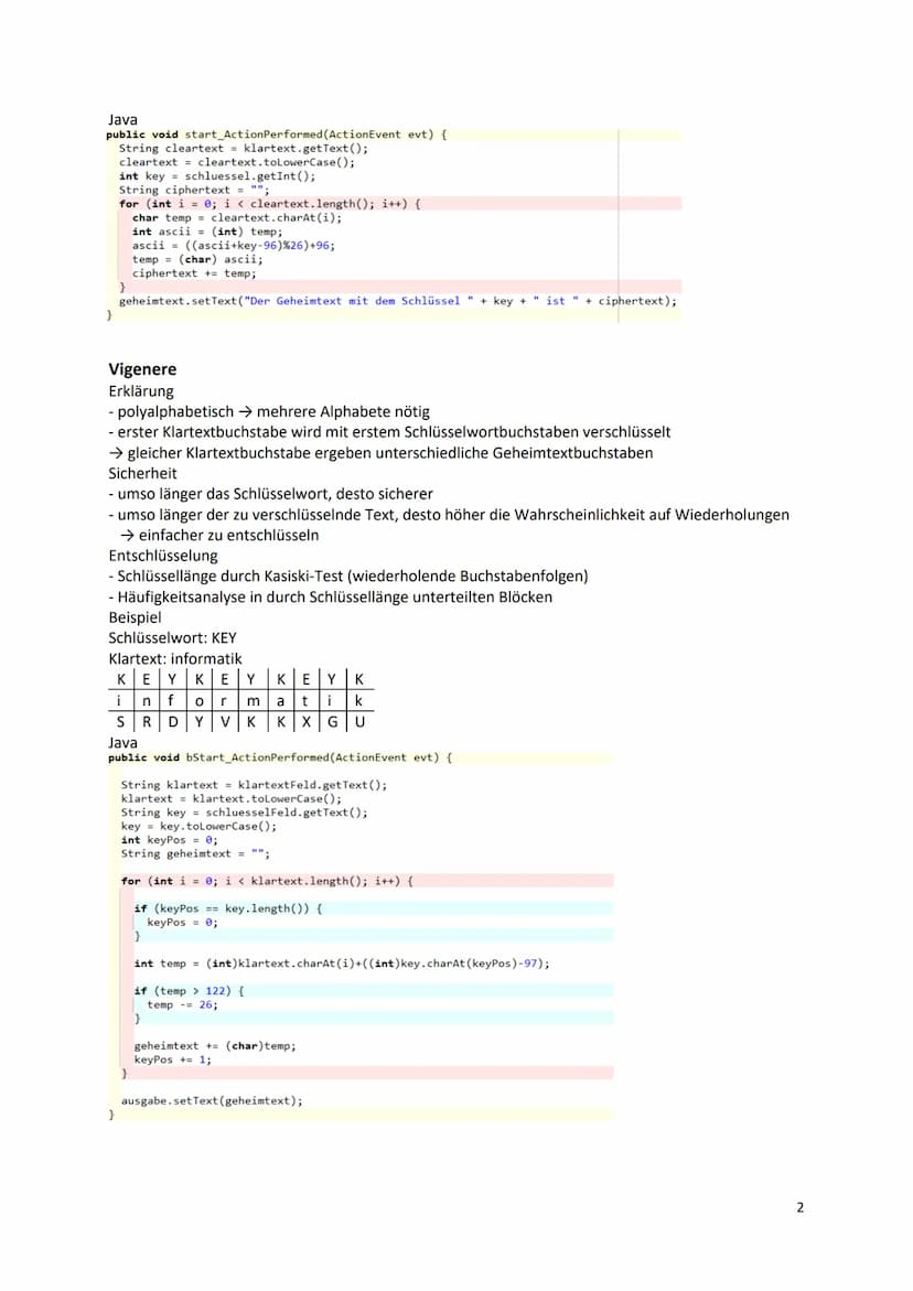 Kryptologie
Fachausdruck
Kryptologie
Codieren
Chiffre
Chiffrieren
Dechiffrierung
Substitution
Transposition
Monoalphabetisch
Polyalphabetisc