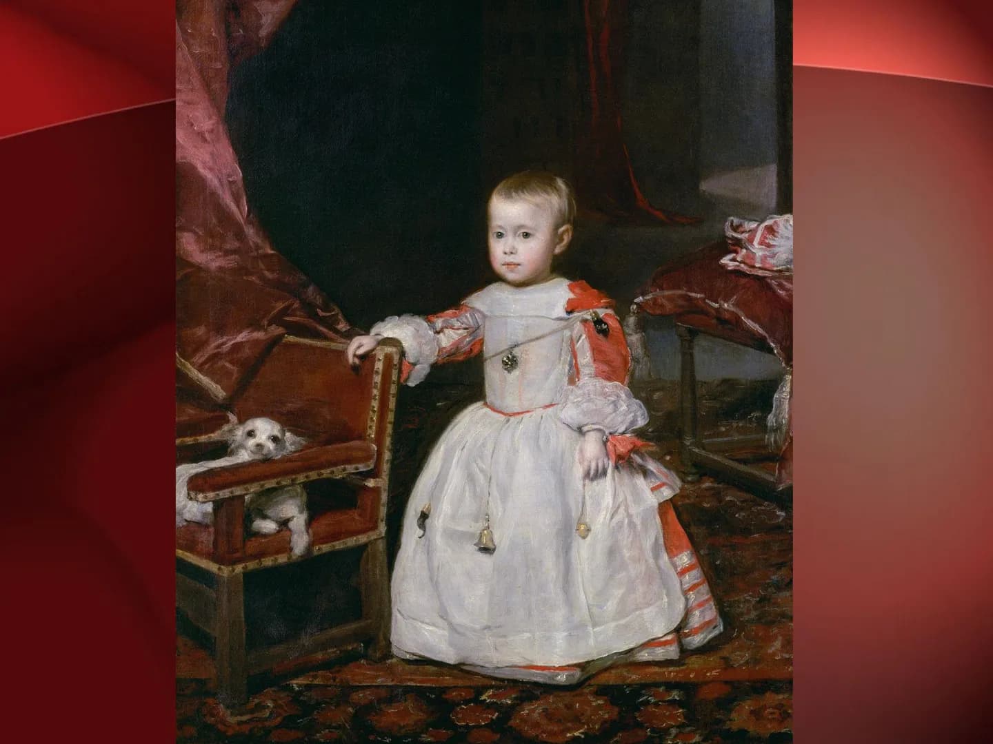 DER HOFMALER - DER
MALER DES KÖNIGS
Kunst im Barock Erklärung
Mit abgestuften Rottönen erzeugt der Künstler eine warme aber auch schwer last