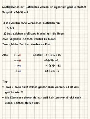 Know Multiplikation mit Rationalen Zahlen  thumbnail
