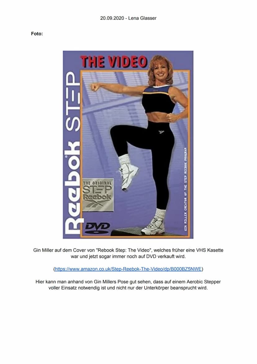20.09.2020 Lena Glasser
Sport: Back To The Roots - Zur Geschichte von Step Aerobic
Step Aerobic hat sich im Laufe der Jahre, seit dem auftau