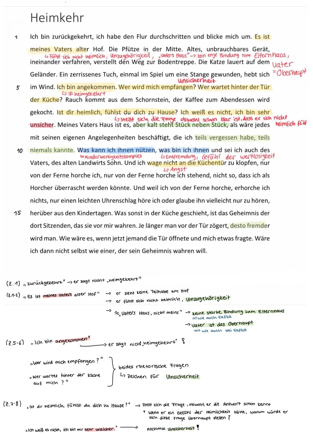 Franz Kafka
Leben:
Sein Vater hatte hohe Erwartungen und wollte ihn nach seinen Vorstellungen formen
→ Er war streng, kritisierte Franz oft 