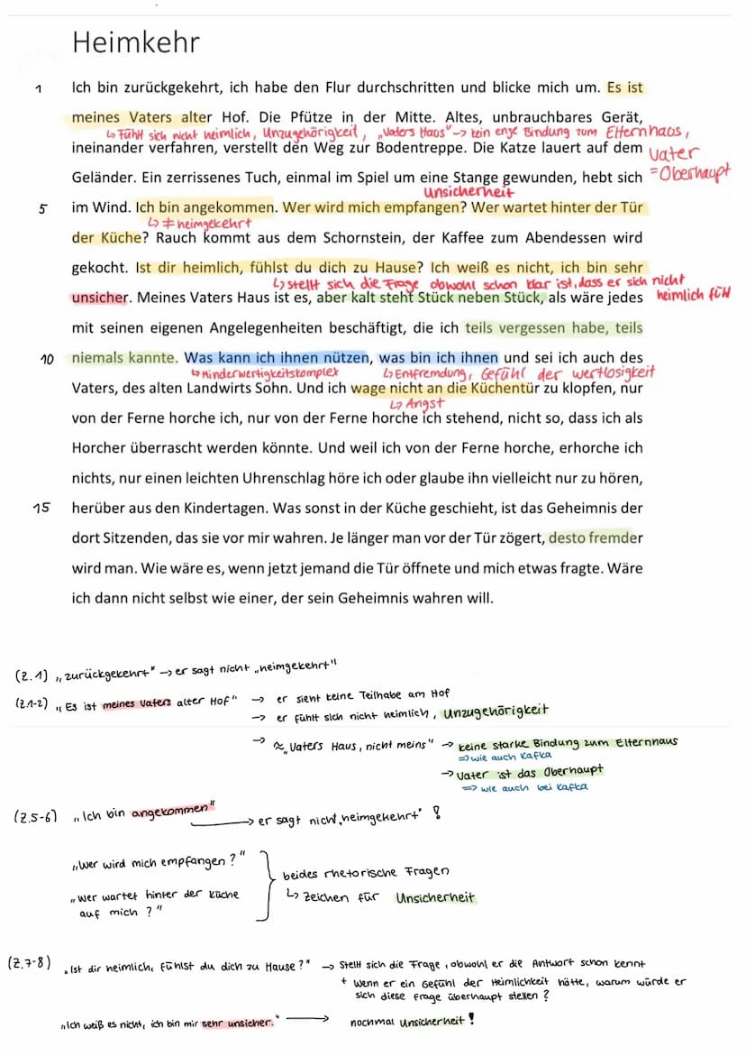 Franz Kafka
Leben:
Sein Vater hatte hohe Erwartungen und wollte ihn nach seinen Vorstellungen formen
→ Er war streng, kritisierte Franz oft 