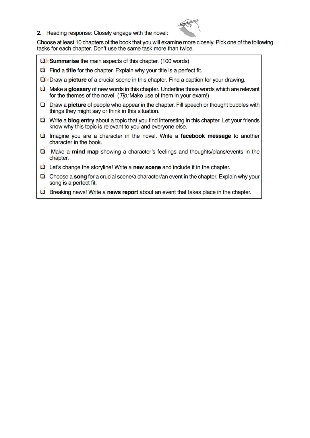 READING LOG
The Giver
Lois Lowry
by Selina
YA Keeping a reading log
How does the story unfold? The reading log will help you to keep track
o