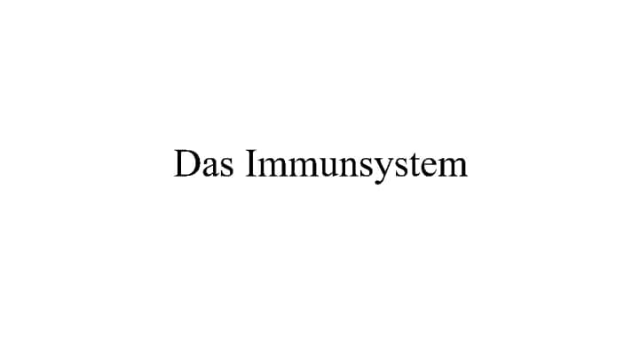 Know Das Immunsystem  thumbnail