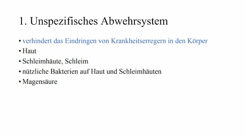 Das Immunsystem Das
Immunsystem
ist das körpereigene, individuelle Abwehrsystem gegen schädlichen
Krankheitserreger
Der Begriff des 'Immunsy