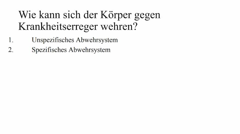 Das Immunsystem Das
Immunsystem
ist das körpereigene, individuelle Abwehrsystem gegen schädlichen
Krankheitserreger
Der Begriff des 'Immunsy