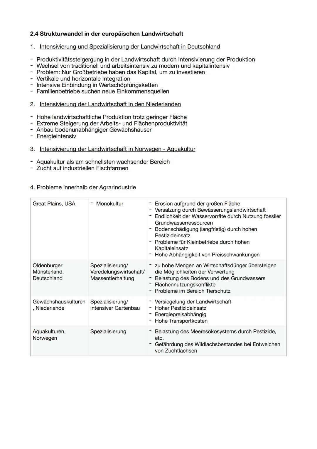 2. Markt- und exportorientiertes Agrobusiness

Räumlicher Schwerpunkt: USA/ Europa

2.1 Vokabelliste
2.2 Formen der Landwirtschaft
2.3 Struk