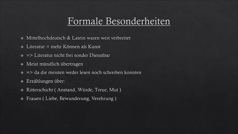 
<p>Das Mittelalter ist eine Epoche zwischen dem 6. und 15. Jahrhundert, die in der europäischen Geschichte zwischen Antike und Neuzeit lieg