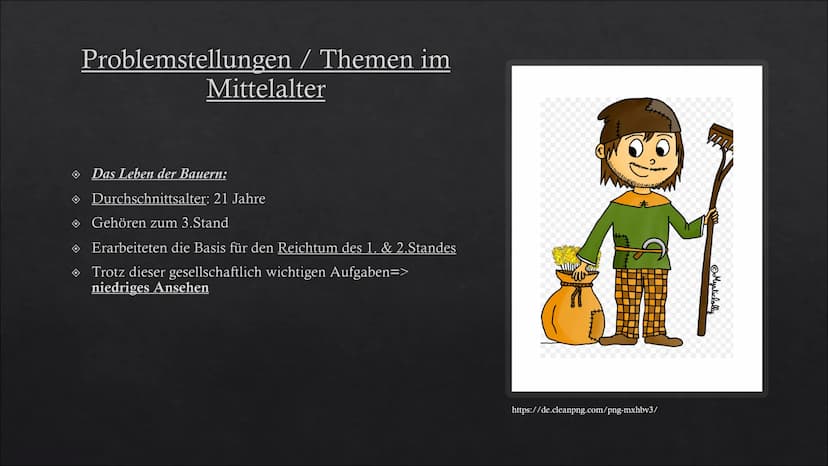 
<p>Das Mittelalter ist eine Epoche zwischen dem 6. und 15. Jahrhundert, die in der europäischen Geschichte zwischen Antike und Neuzeit lieg