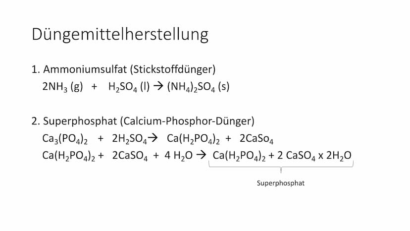 Schwefelsäure
(H₂SO4) Allgemeine
Informationen
Schwefelsäure:
• ist eine der Wichtigsten und am meist
produziertesten Chemikalien weltweit
i