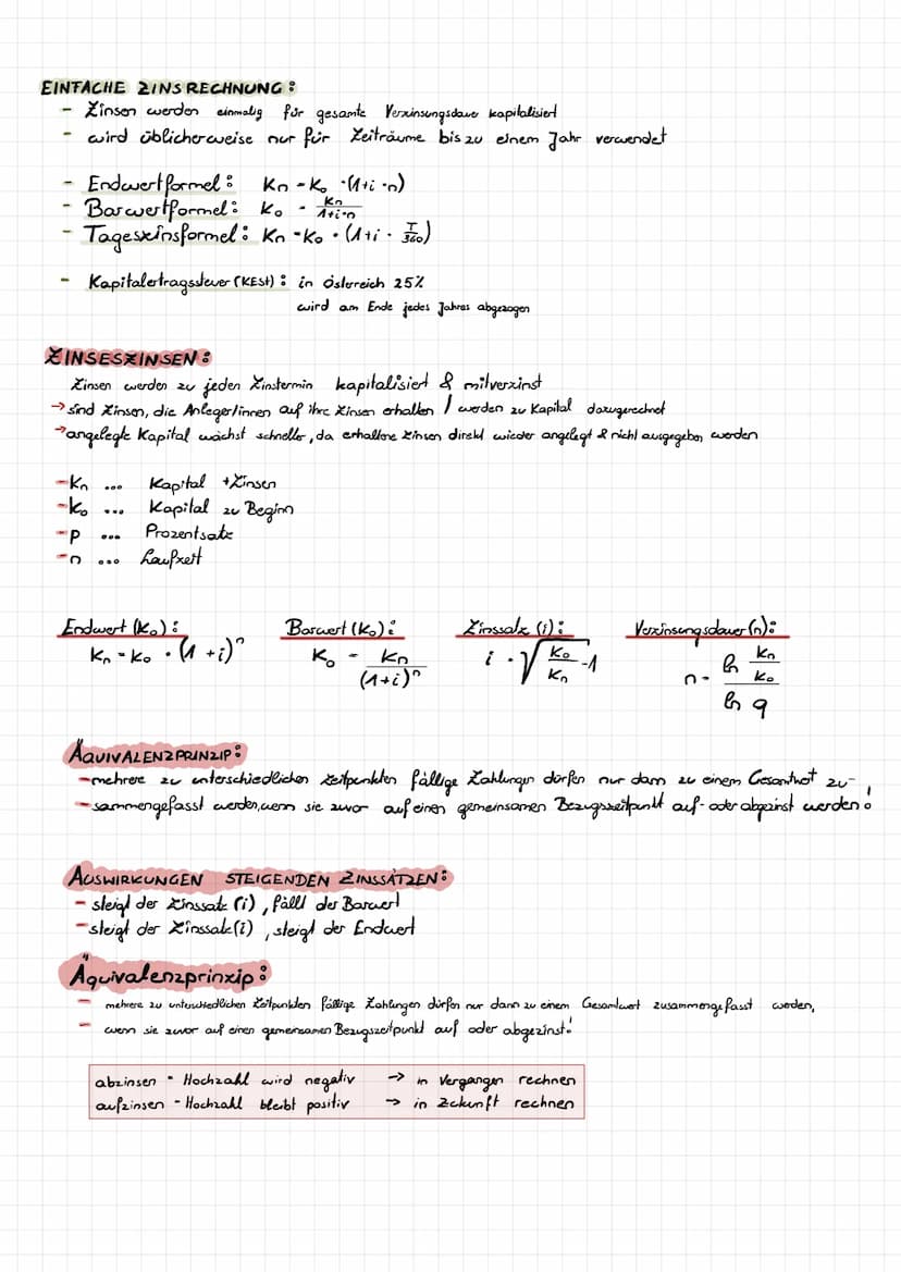 ->>>
Folge
von
Rentenperiode
→> VORSCHÜSSIG -> Rate fällt am BEGINN der Periode
→NACHSCHÜSSIG => Rate fällt am ENDE der Periode
→Barwert
→ E