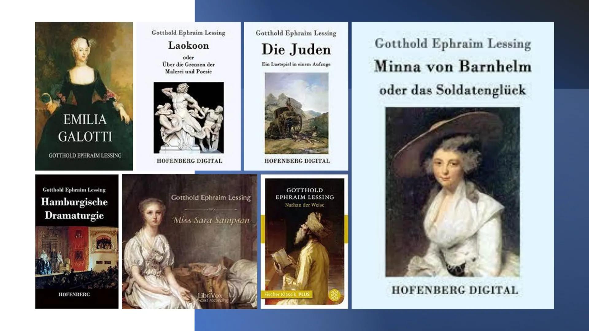 # Gotthold Ephraim

Lessing # Inhaltsverzeichnis

Leben

Werke

Definition
Dramentheorie

Lessings
Dramentheorie

Katharsis

Aspekte der
Dra