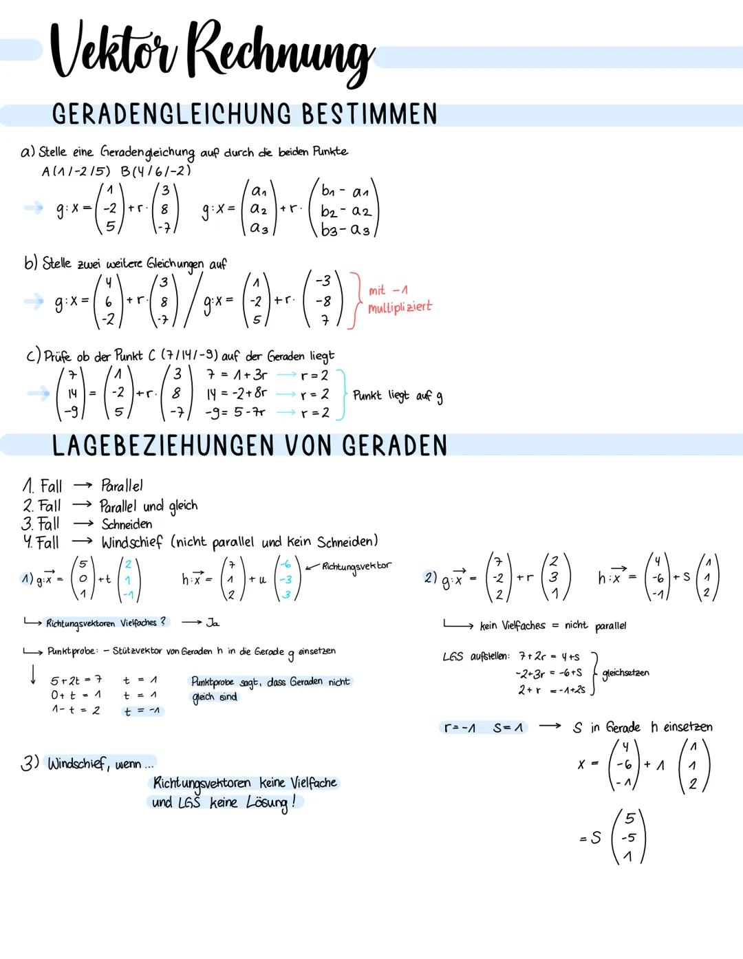 Vektor Rechnung
DEFINITION
>> In der Mathematik ist ein Vektor eine Klasse von Pfeilen mit gleicher länge, gleicher Richtung und gleichem Ri