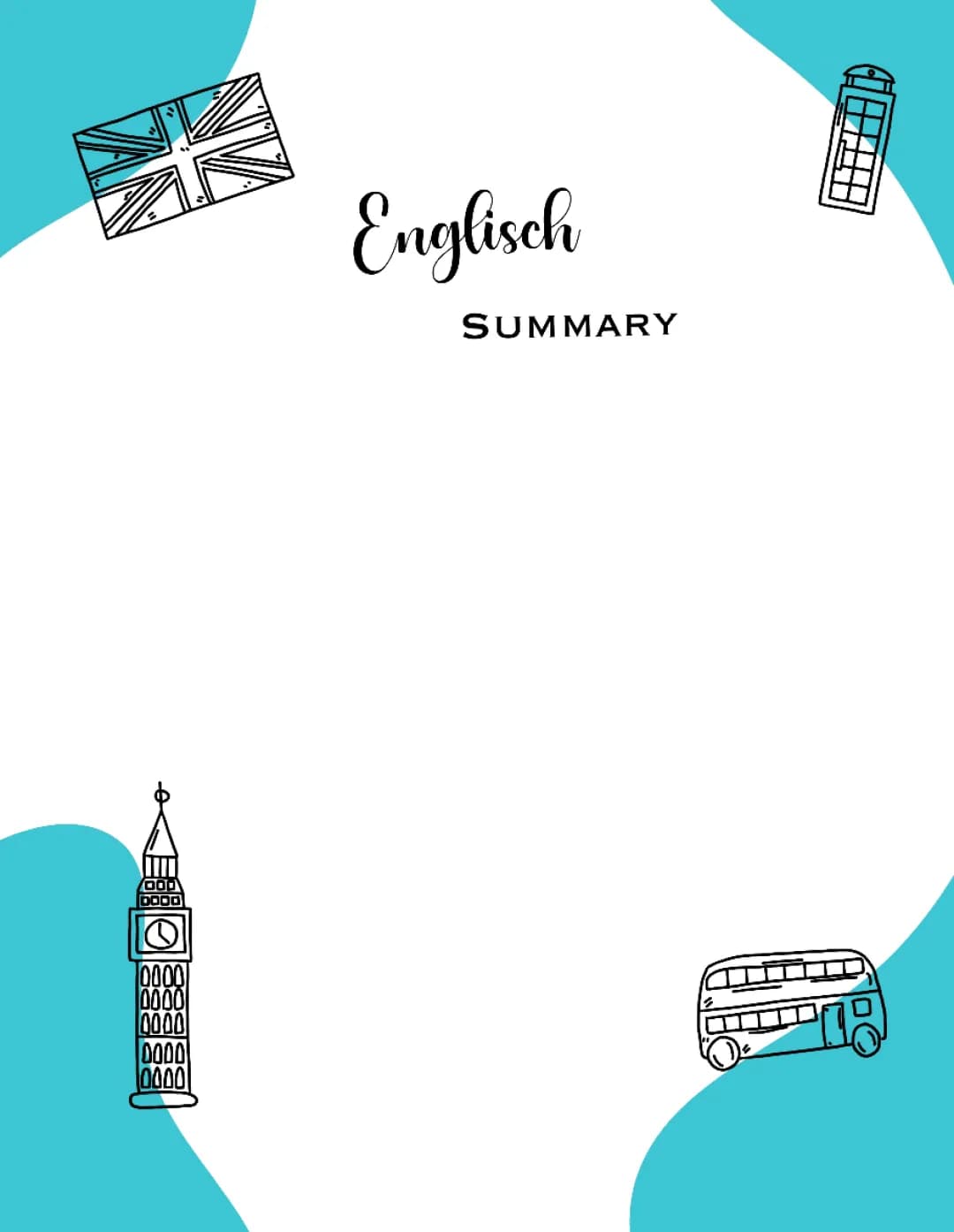 Englisch summary