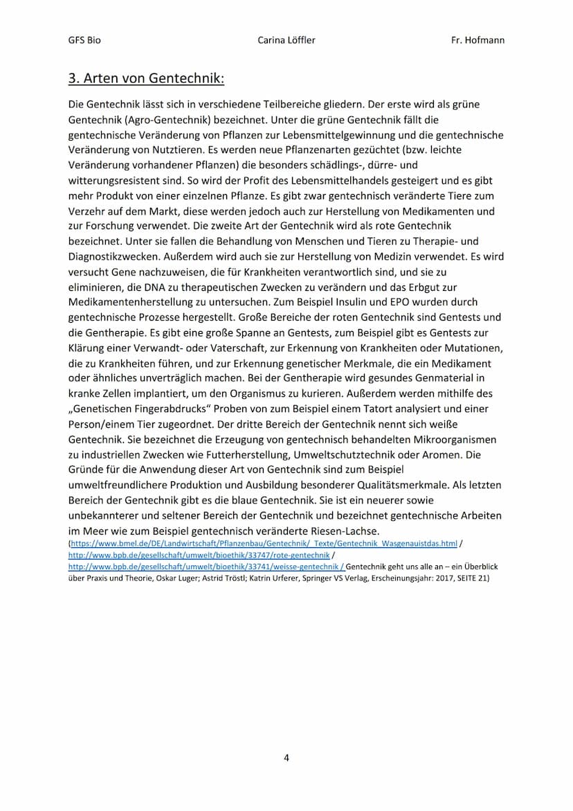 GFS Bio
Carina Löffler
GENFOOD
Gentechnik
(am Beispiel von
Lebensmitteln)
Fr. Hofmann
http://www.spiegel.de/wissenschaft/natur/eugh-blockier