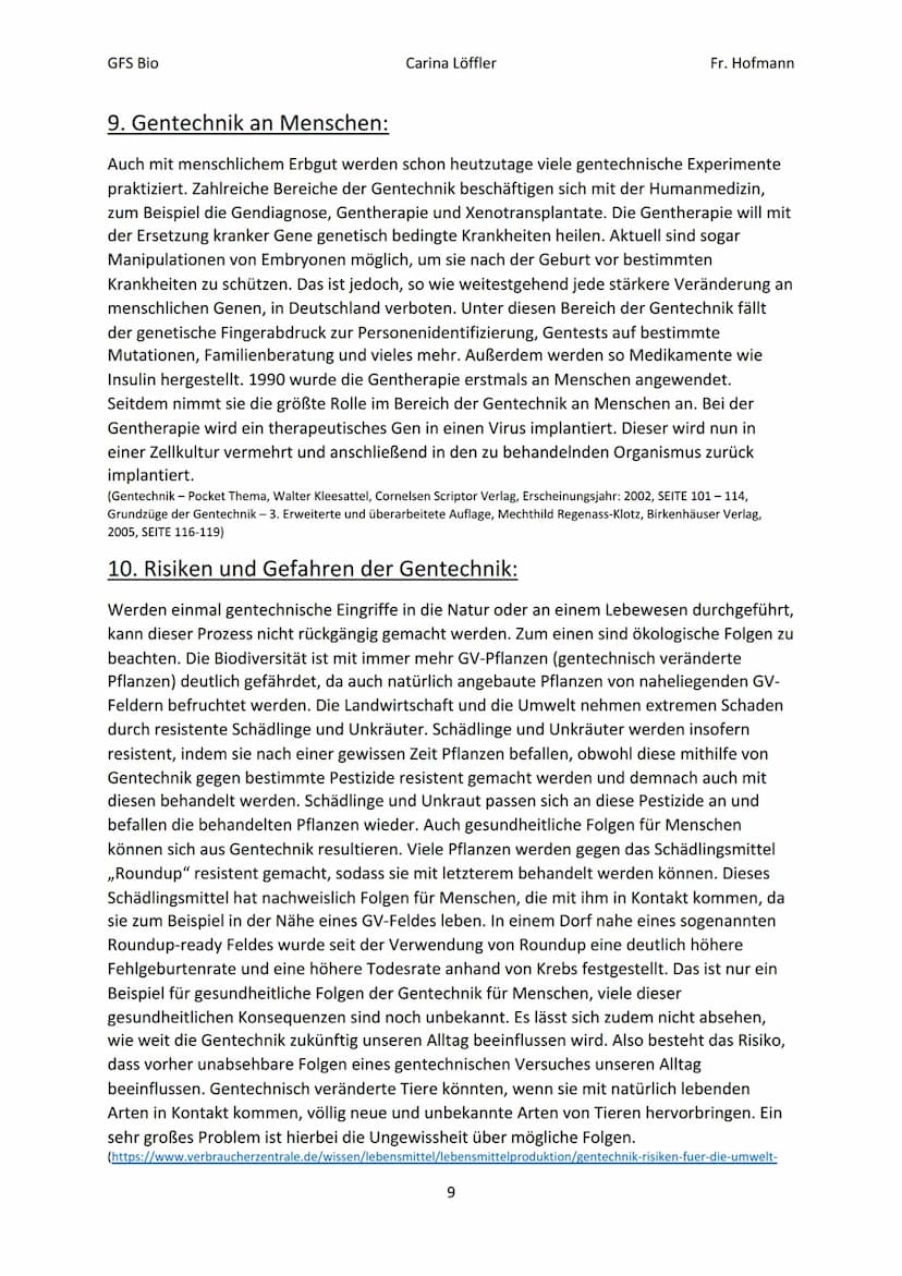 GFS Bio
Carina Löffler
GENFOOD
Gentechnik
(am Beispiel von
Lebensmitteln)
Fr. Hofmann
http://www.spiegel.de/wissenschaft/natur/eugh-blockier