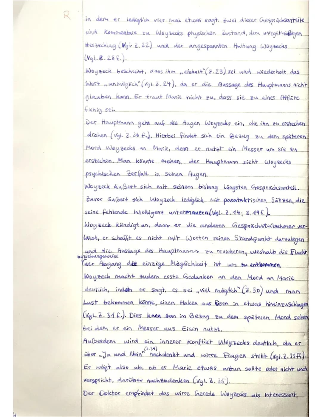 Grundkurs Deutsch
1. Klausur
Jill
Thema: Determiniertheit des Subjekts - Georg Büchners Drama ,,Woyzeck"
erschließen
•
Aufgabenstellung:
1) 