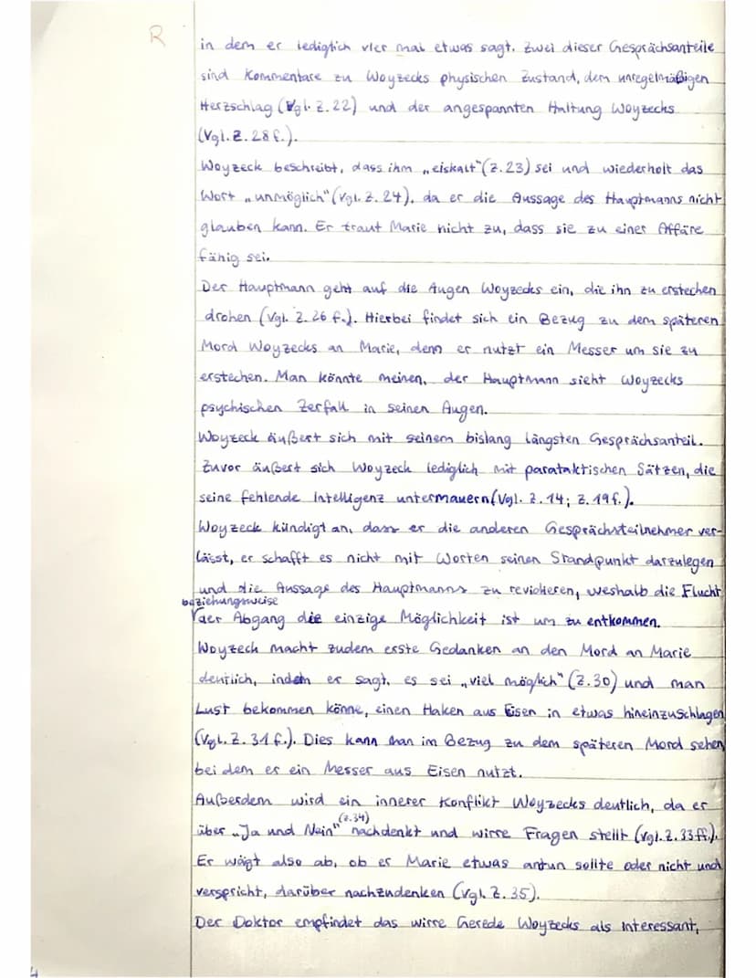 Grundkurs Deutsch
1. Klausur
Jill
Thema: Determiniertheit des Subjekts - Georg Büchners Drama ,,Woyzeck"
erschließen
•
Aufgabenstellung:
1) 