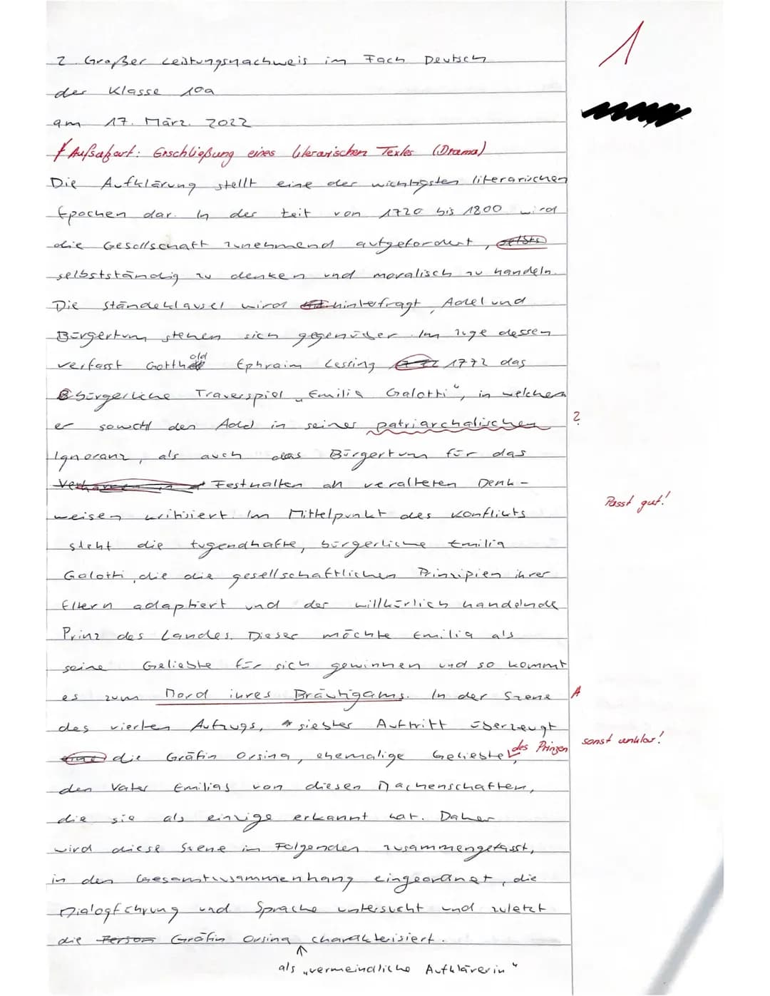 2
Die
Großer Leistungsnachweis
die
Die
Epochen dar.
-17
#Aussafort: Erschließung eines literarischen Textes (Drama)
der wichtigsten
Klasse
-