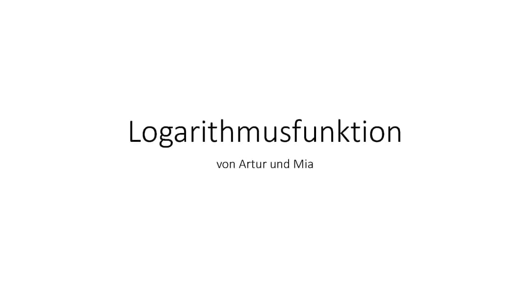 Logarithmus einfach erklärt: Regeln, Eigenschaften und Übungen für die 10. Klasse