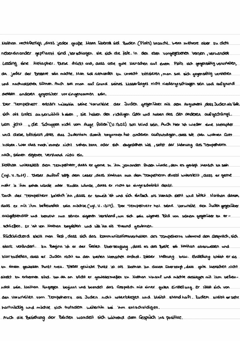 Szenenanalyse 11:5
In dem Drama „ Nathan der wese" von Gotthold Ephraim Lessing aus dem Jahre (1779?)
handelt es von einem reichen jüdischen