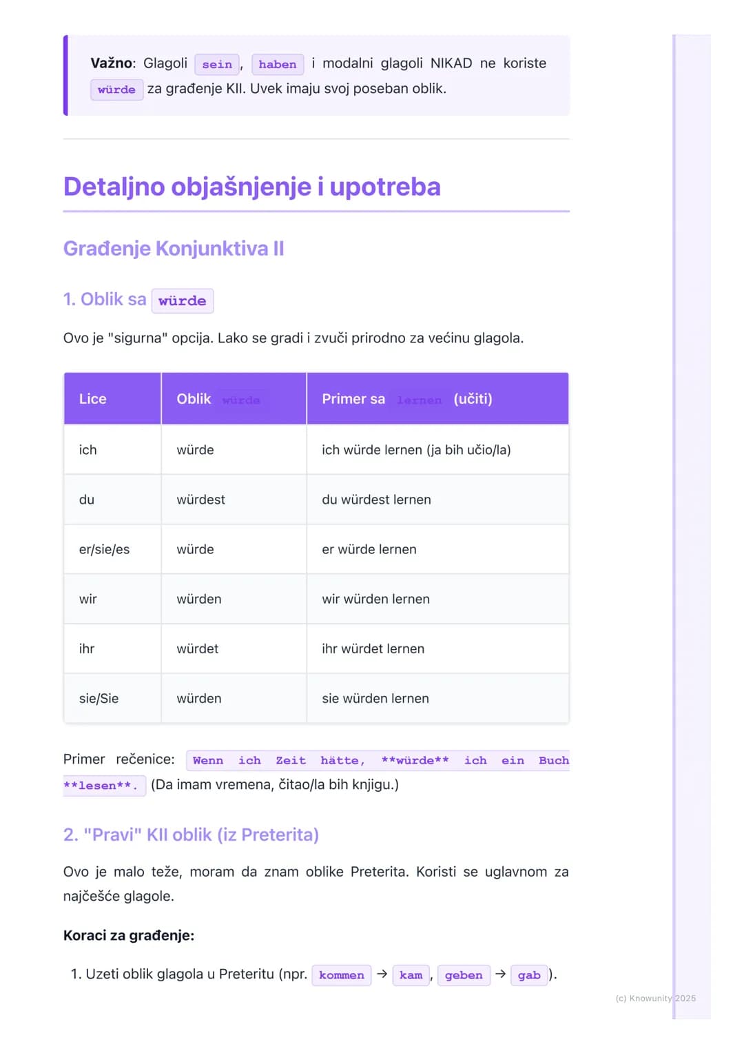# Konjunktiv II za želje i
hipotetičke situacije

Uvod u Konjunktiv II

Konjunktiv II je glagolski način koji koristimo da izrazimo nešto št