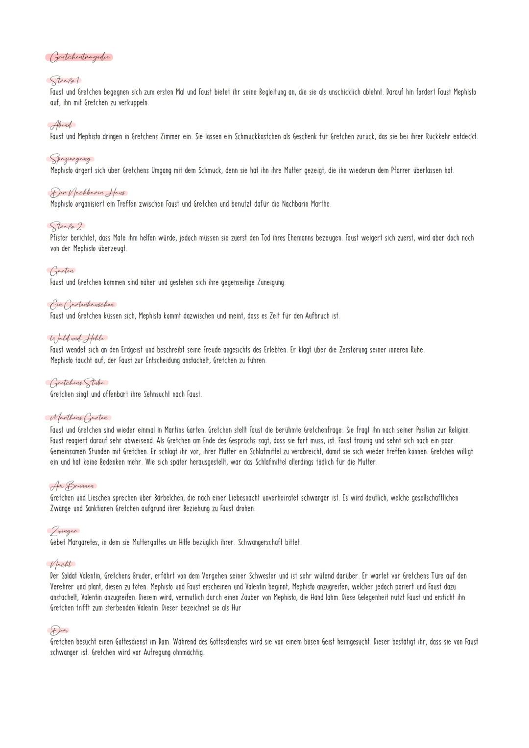 # Faust-Zusammenfassung der Kapitel

Kengzusammenfassung

Faust von Johann Wolfgang von Goethe (1808)

Sein Erkenntnisstreben macht es Faust