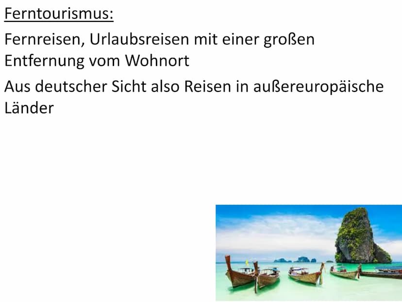 Ferntourismus-
Fluch oder Segen?
*****
ENTRY S4 S
A CHINN
*********** Gliederung
Begriffsdefinition: Tourismus & Ferntourismus
2. Zahlen und