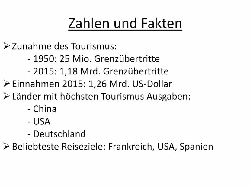 Ferntourismus-
Fluch oder Segen?
*****
ENTRY S4 S
A CHINN
*********** Gliederung
Begriffsdefinition: Tourismus & Ferntourismus
2. Zahlen und