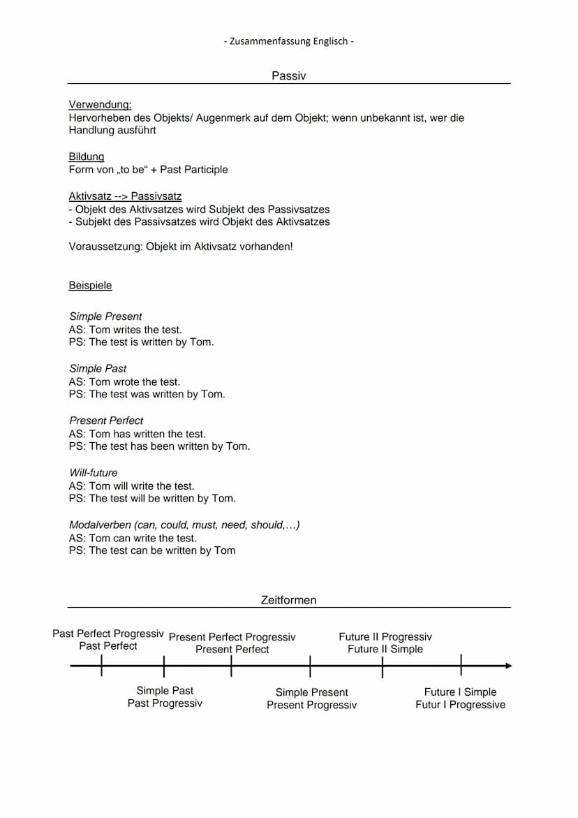 Bezeichnung:
Condtional sentences; if-clauses
Grundtypen:
Definiton:
Bedingungssätze; Ereignis/Folge im Hauptsatz findet nur statt, wenn Bed