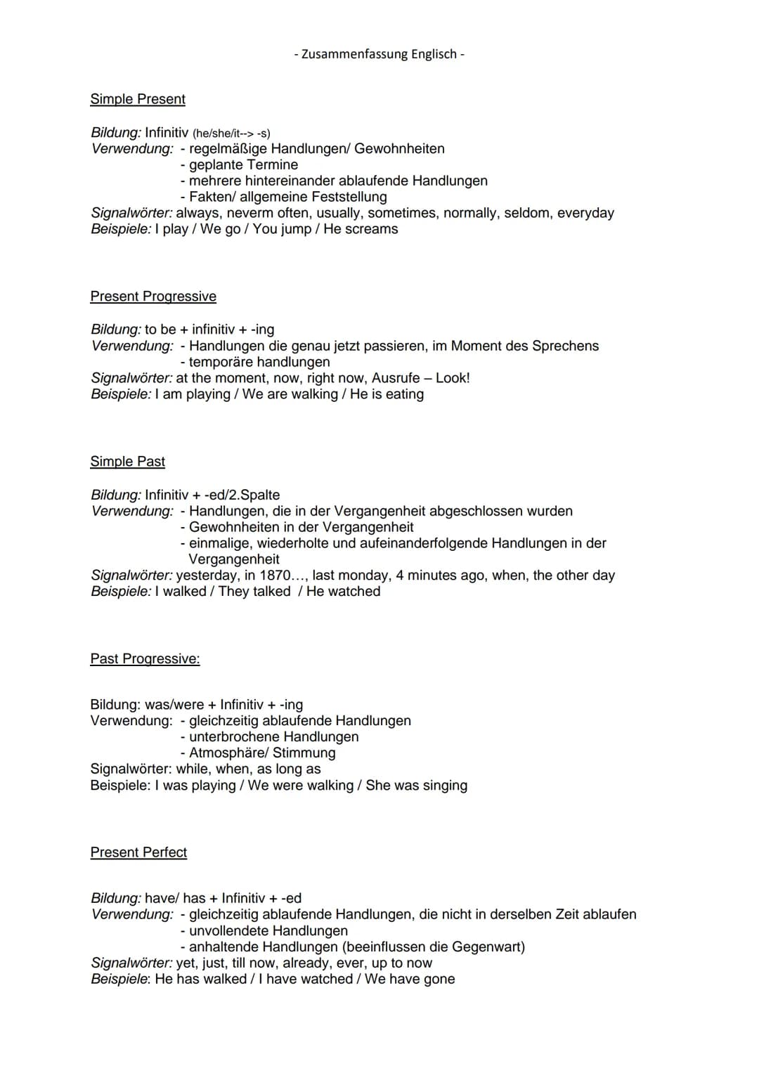 Bezeichnung:
Condtional sentences; if-clauses
Grundtypen:
Definiton:
Bedingungssätze; Ereignis/Folge im Hauptsatz findet nur statt, wenn Bed