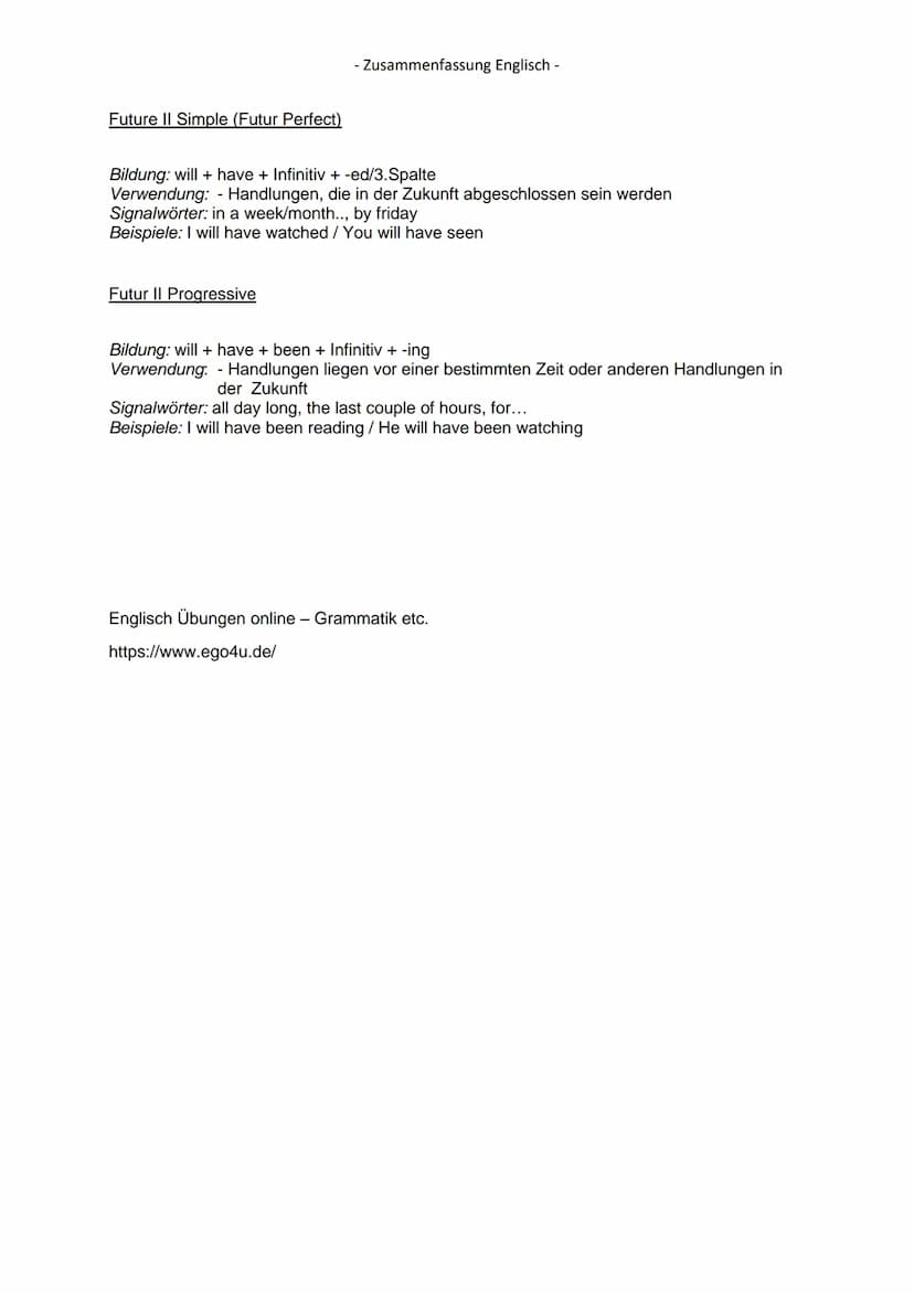 Bezeichnung:
Condtional sentences; if-clauses
Grundtypen:
Definiton:
Bedingungssätze; Ereignis/Folge im Hauptsatz findet nur statt, wenn Bed